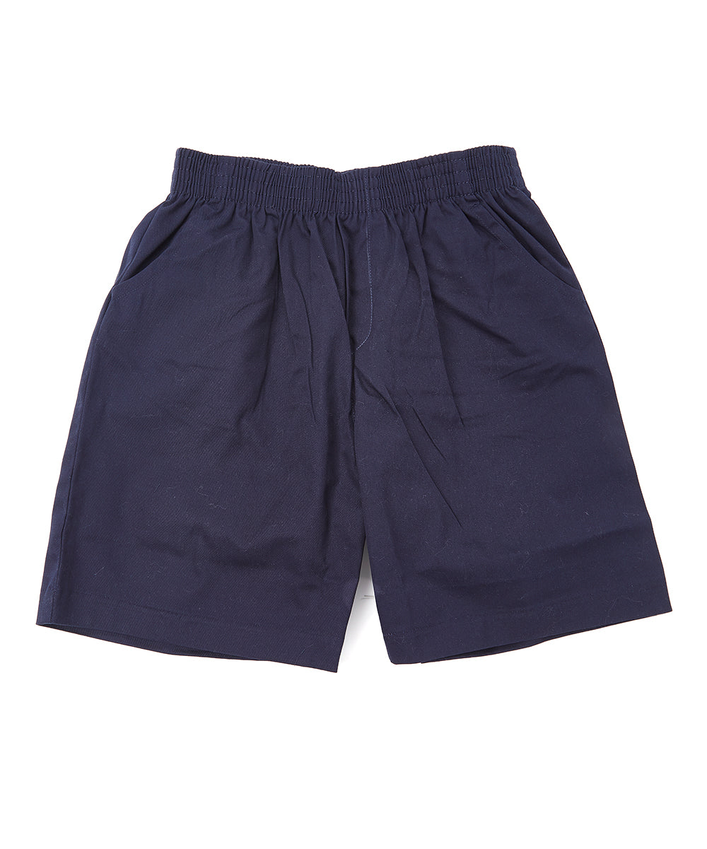 Boys Husky All Elastic Pull on Shorts Navy, Khaki (4-16) $7.75 Per Piece SBU32H