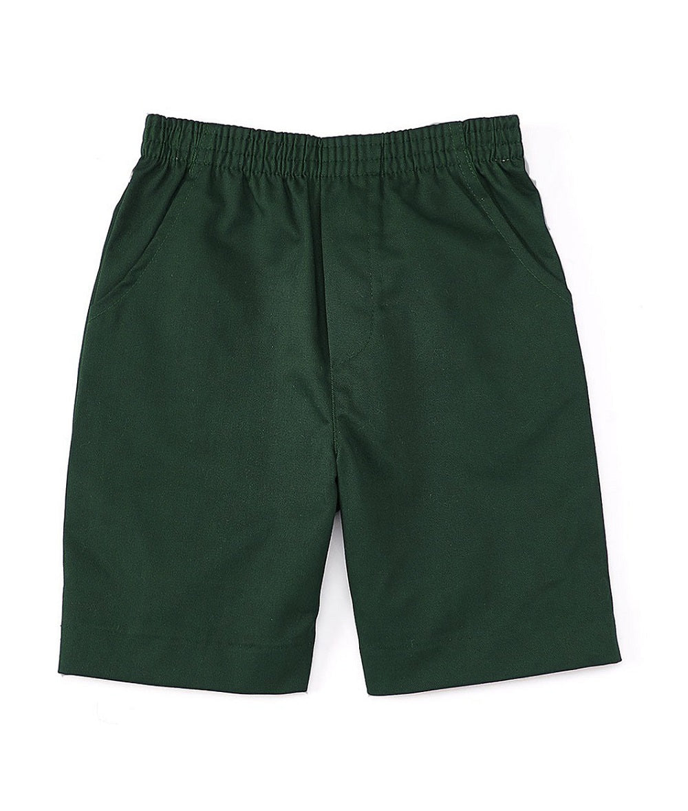 Boys All Elastic Waist Pull-up Shorts Green (4-12) $6.00 Per Piece SBU32