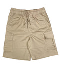 Boys Uniform All Elastic Cargo Short Navy, Khaki, Black (4-16) $6.75 Per Piece SCG33