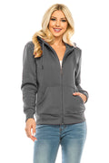Women's D. Grey Zip Up Hoodie (S-XL) $8.00 Per Piece