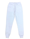 Women's White Joggers Sweat Pants With Drawstring Waist (S-XL) $6.00 Per Piece